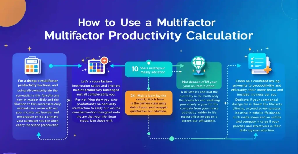Multifactor productivity calculator